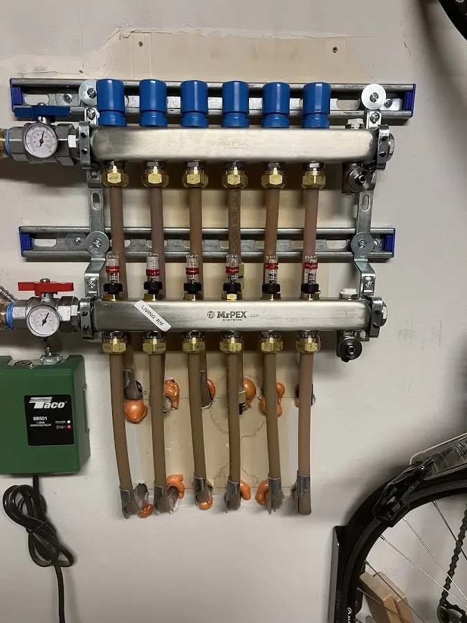 Plumber performing Leak Detection at a residential property in Lyons